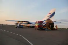 Cargo being loaded onto a truck, illustrating the importance of proper handling and packaging to ensure cargo safety during transportation.