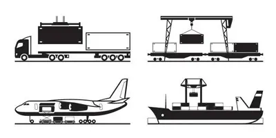 A truck transporting goods on a highway, symbolizing the importance of transportation efficiency in supply chain management and the optimization of transportation routes to minimize costs and reduce lead times.