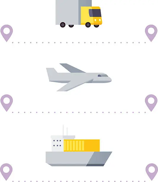 A cargo ship at a port, illustrating the significance of maritime infrastructure in enabling international trade and commerce through efficient port facilities and shipping channels.