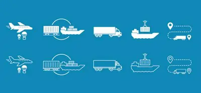 A cargo ship sailing at sea, representing the importance of efficient transit times in global logistics and supply chain management.